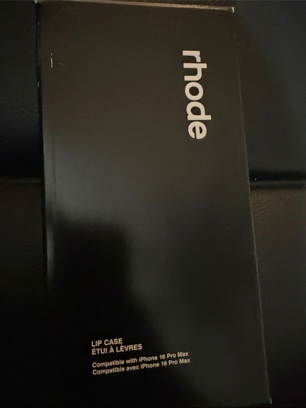 Limited edition!!! RHODE Black Lip Case  For iPhone 16 pro max